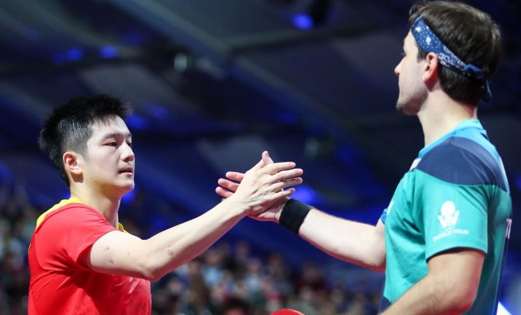 法国队横扫韩国队,樊振东点燃赛场 法国队横扫韩国队,樊振东点燃赛场