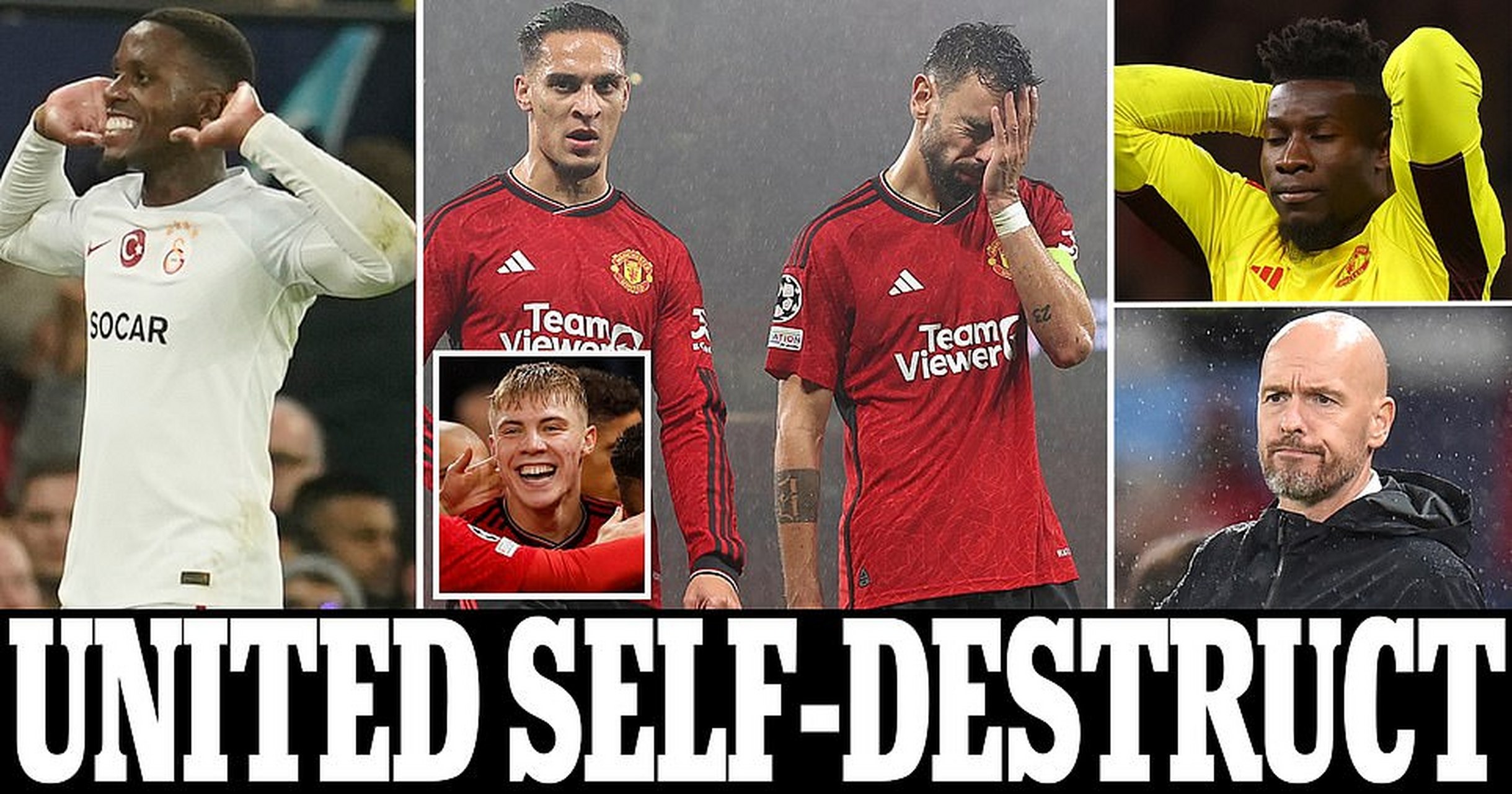 曼联遭遇惨败，梦碎欧冠赛场告别