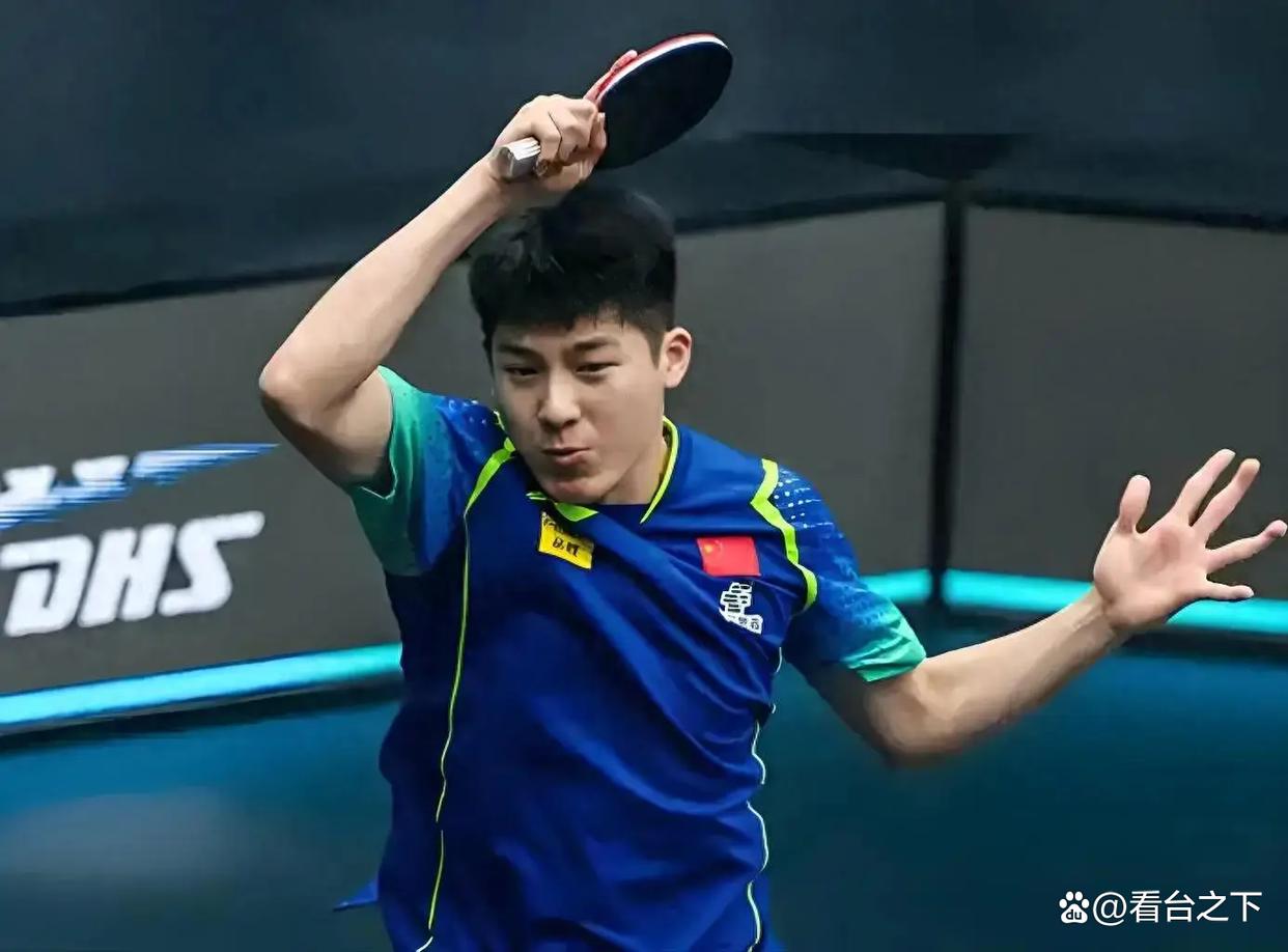 中国乒乓球队爆冷比利时乒乓球队，王皓送出助攻